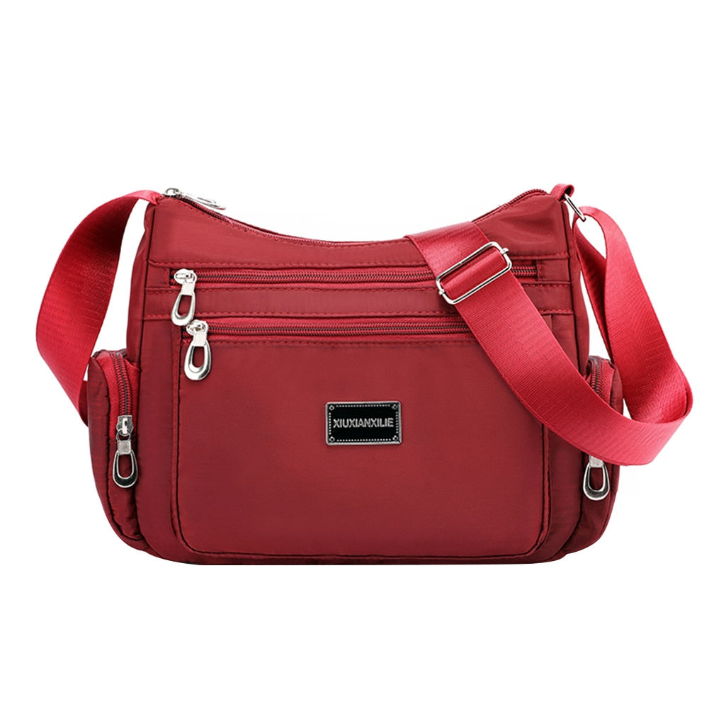 Women Soft PU Leather Shoulder Handbag Multi Pocket Crossbody Bag Ladies  Medium Roomy Purses Fashion Tote Top Handle Satchel