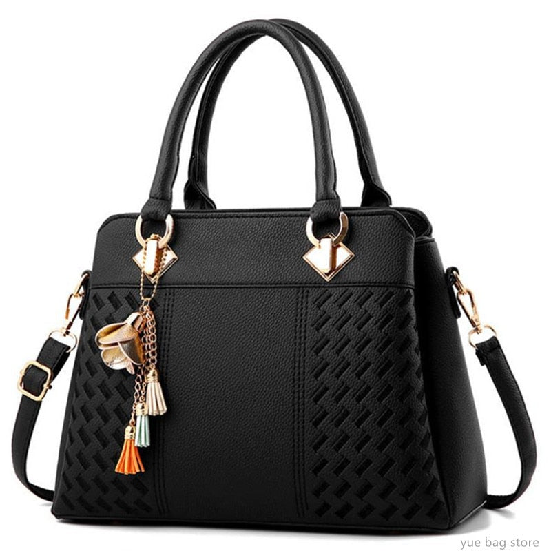 CoCopeaunt New Women Shoulder Bag Trendy Plaid Pu Leather Crossbody Bags  Fashion Ladies Handbags Brand Designer Top Handle Bag