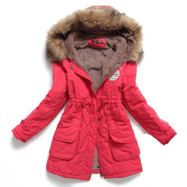 Ladies military style winter clearance coats