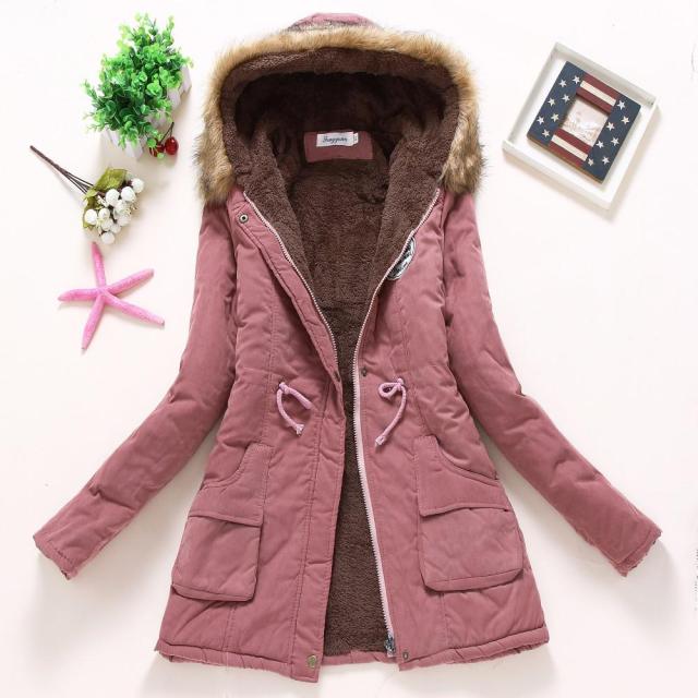 Womens cotton winter on sale coats