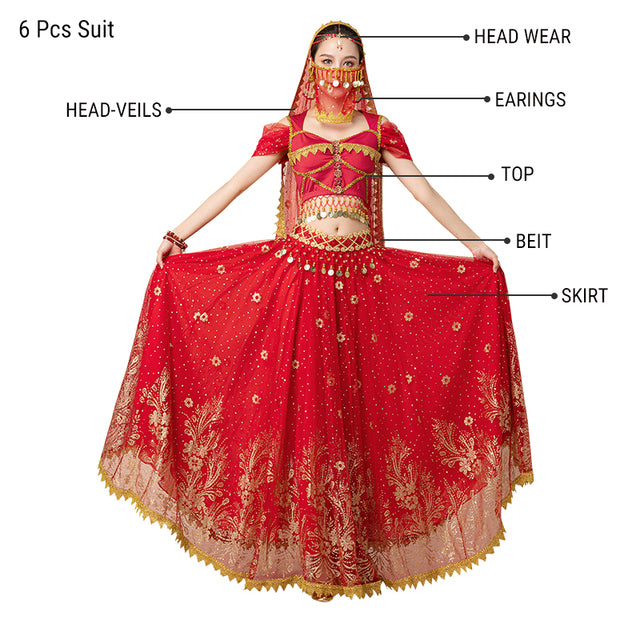 Silver & Pink Antique Indian Lehenga by HER CLOSET for rent online | FLYROBE