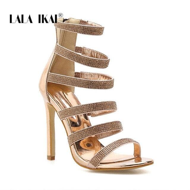 Lala ikai rose gold heels hot sale